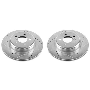 PowerStop fits BMW 11-16 528i Rear Evolution Drilled & Slotted Rotors - Pair