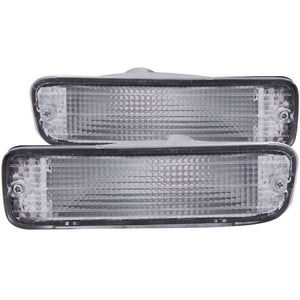 ANZO 511018 1995-1997 fits Toyota Tacoma Euro Parking Lights Chrome