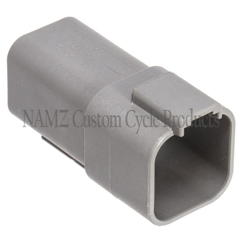 NAMZ DR-6G Deutsch DT Series 6-Wire Receptacle & Wedgelock - Gray (Repl. HD 721G