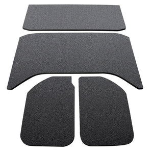 DEI  50137 fits Jeep 11-18 Wrangler JK 4-Door Boom Mat Headliner - 4 Piece - Bla
