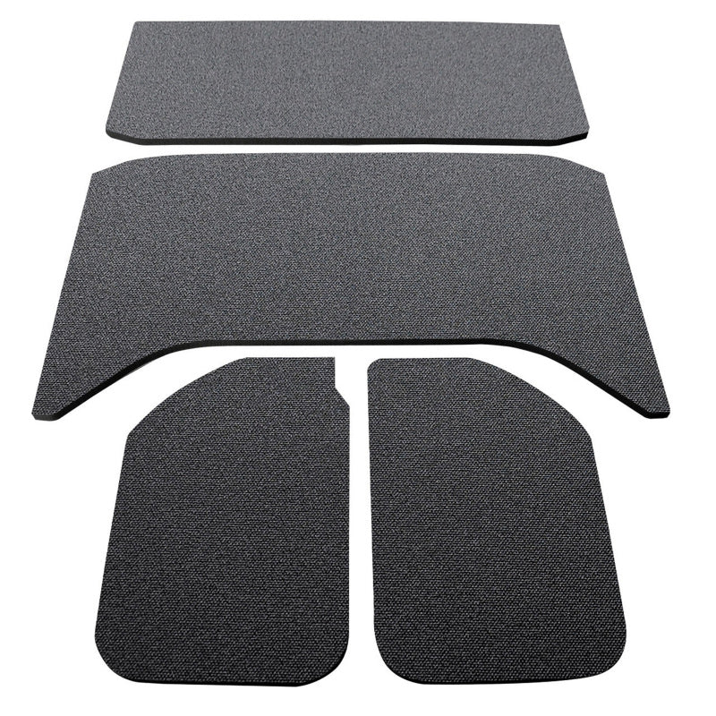 DEI  50137 fits Jeep 11-18 Wrangler JK 4-Door Boom Mat Headliner - 4 Piece - Bla