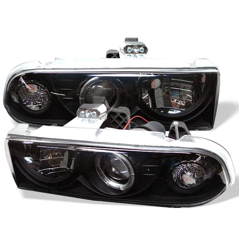 Spyder 5009524 fits Chevy 98-04 S10 Projector Headlights LED Halo Blk - Low H1