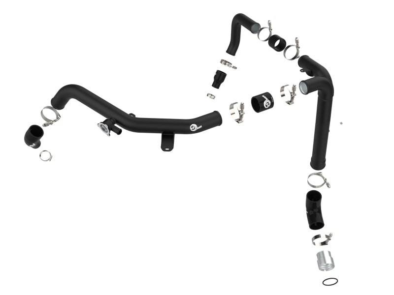 AFE 46-20588-B fits Ford Bronco V6-2.7Ltt BladeRunner Alum Hot Charge Pipe - Bl