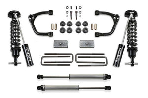 Fabtech K1168DL 19-21 fits GM C/K1500 P/U Diesel 3in Uniball UCA Sys w/Dl 2.5 Resi & 2.25