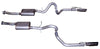 Gibson  619003 fits Ford 99-04 Mustang GT 4.6L 3in Cat-Back Dual Exhaust - Stain