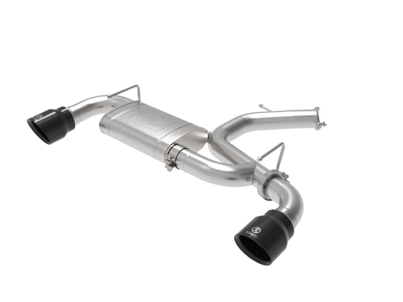 AFE 49-37009-B  Exhaust Axle-Back 19-20 fits Hyundai Veloster N 304SS Black Dua