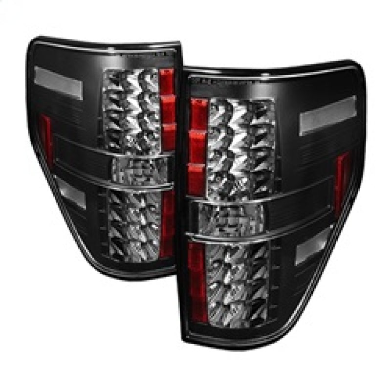 Spyder 5008374 fits Ford 09-14 F150 LED Tail Lights Black ALT-YD-FF15009-LED-BK