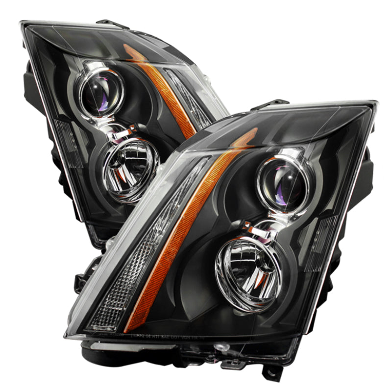 SPYDER 9027239 xTune fits Cadillac Halogen Only projector Headlights Black