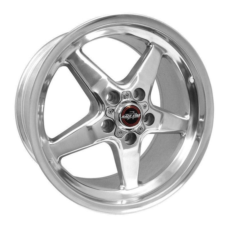 Race Star 92-705154DP 92 Drag Star 17x10.50 5x4.50bc 7.63bs Direct Drill Polished Wheel