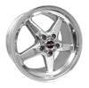 Race Star 92-705154DP 92 Drag Star 17x10.50 5x4.50bc 7.63bs Direct Drill Polished Wheel
