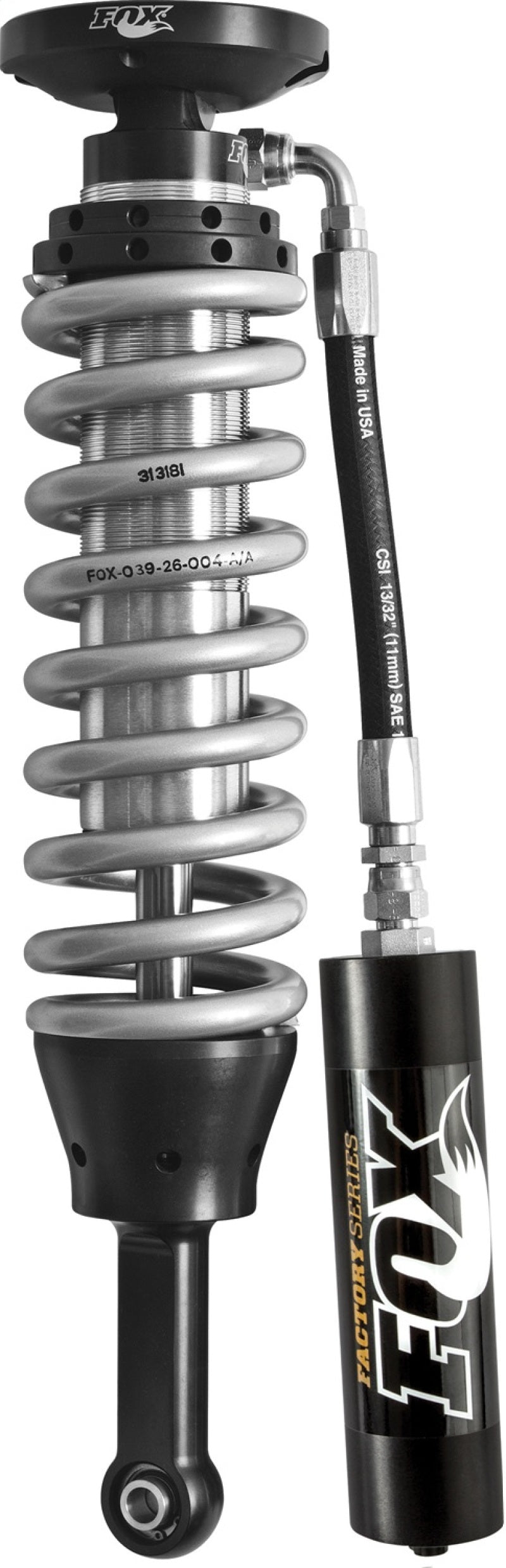 Fox 880-02-634 2009 F-150 2.5 Factory Series 5.45in. Remote Reservoir Coilover Shock Set - Black/Zinc