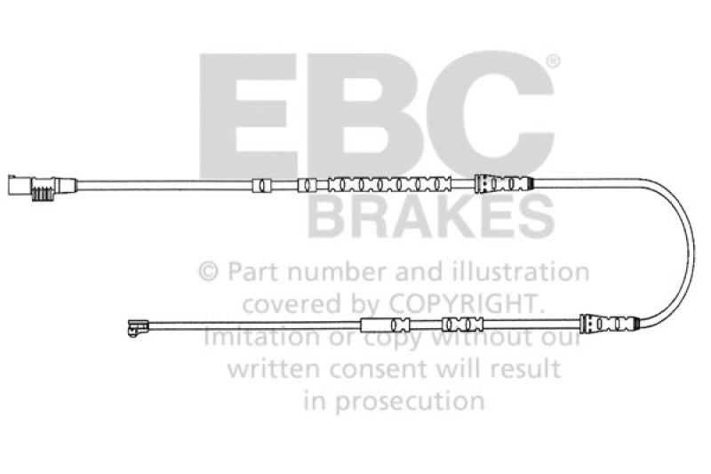 EBC EFA144 fits BMW 10 2016-20 Z4 3.0L (E89) Front Wear Leads
