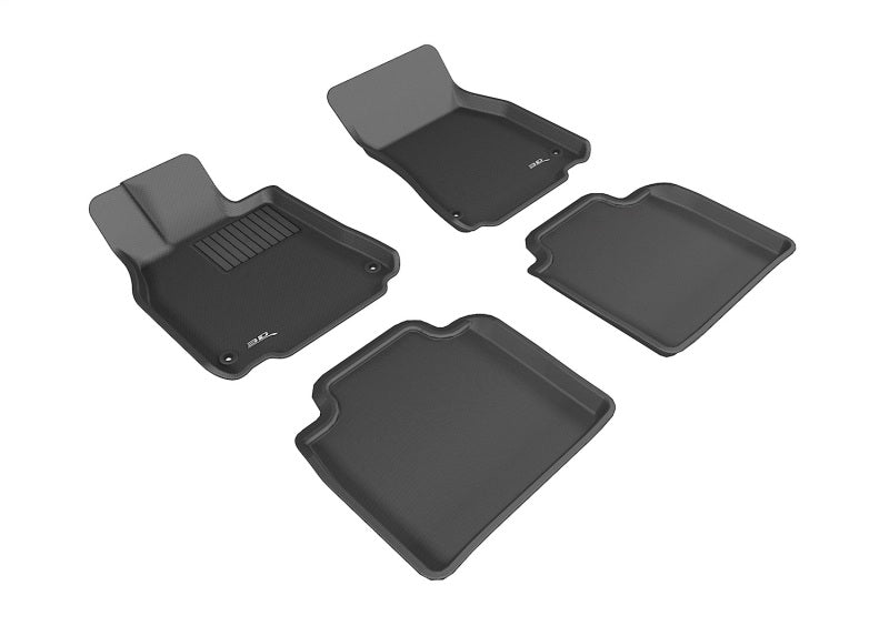 3D MAXpider 2006-2010 fits Jeep Commander Kagu 2nd Row Floormats - Gray
