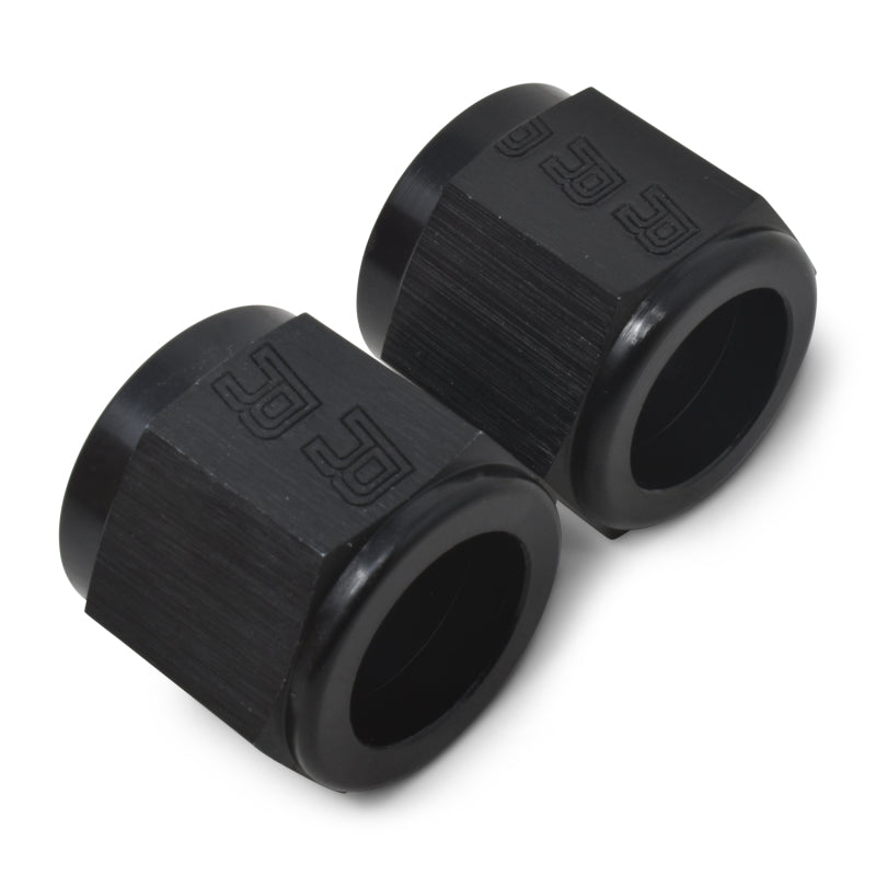 Russell 660593 Performance -10 AN Tube Nuts 5/8in dia. (Black) (1 pc.)