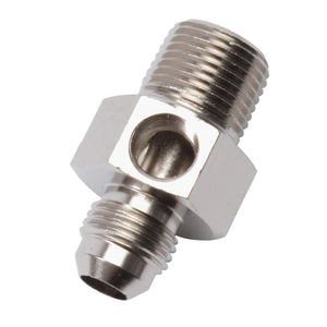 Russell 670081 Performance -6 AN Flare to 1/4in Pipe Pressure Adapter (Endura)
