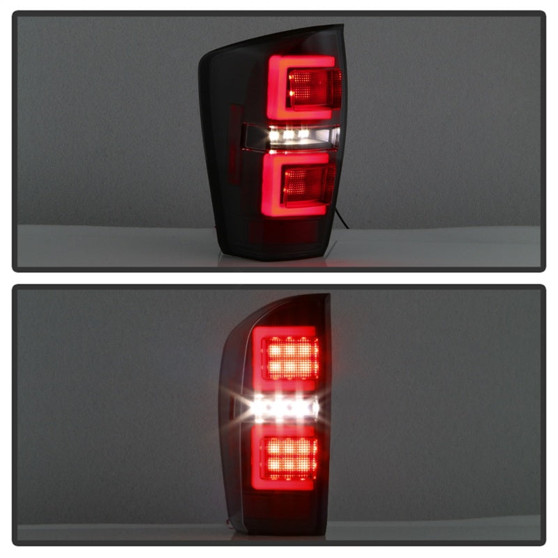 Spyder 5085740 fits Toyota 16-17 Tacoma LED Tail Lights - Black Smoke (ALT-YD-T