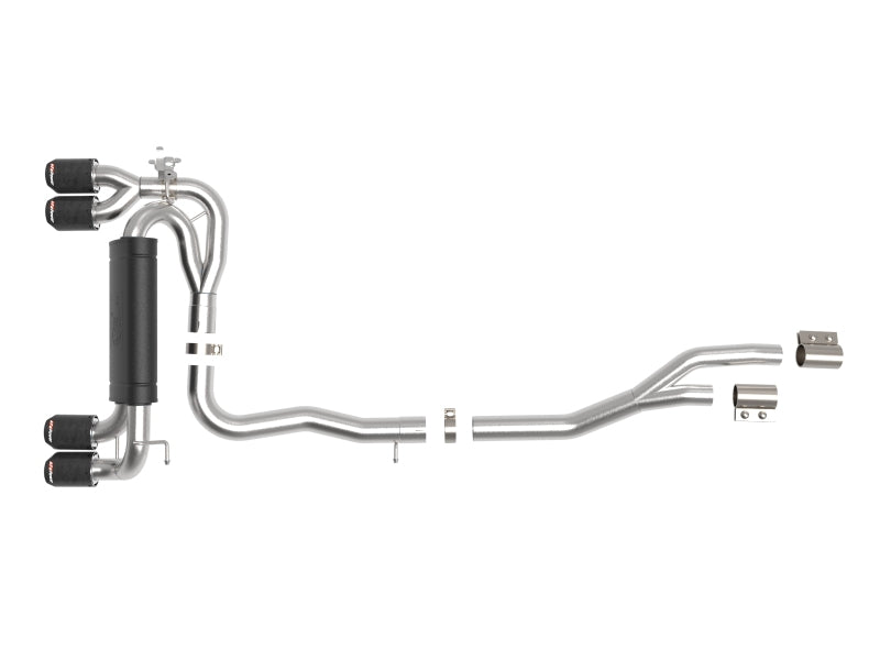 AFE 49-36350-C rce XP Exhausts Cat-Back SS 19-21 fits BMW M2 Competition L6-3.0