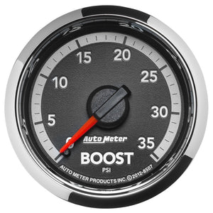 AutoMeter 8507 Autometer Gen4 fits Dodge Factory Match 52.4mm Mechanical 0-35 PSI Boost Gauge