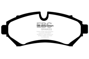 EBC UD753 98-04 fits Cadillac Seville 4.6 Ultimax2 Front Brake Pads