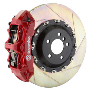 Brembo 1L2.9502A2 Brembo 12-14 ML550 Front GT BBK 6 Piston Cast 411x34 2pc Rotor Slotted Type1-Red