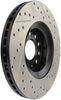 Stoptech 127.33096R 05-06 Audi A4 Quattro/ 02-04 A6 Quattro / 99-02 S4 Front Right Slotted & Drilled Rotor