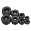 Edelbrock 8051 Fittings Pipe Plug Kit Internal Allen Head 1/8In 1/4In 3/8In 1/2In NPT Set of 8 Black