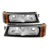 5079305 Xtune fits Chevy 03-06 Silverado LED Bumper Lights Black CBL-JH-CSIL03