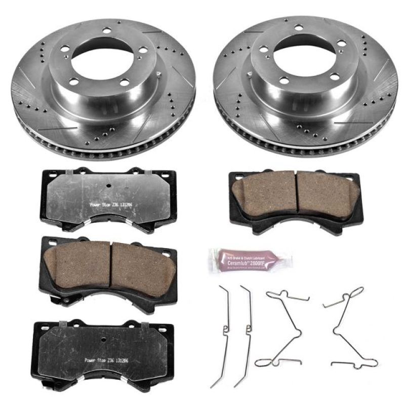 PowerStop K4696-36 08-11 fits Lexus LX570 Front Z36 Truck & Tow Brake Kit