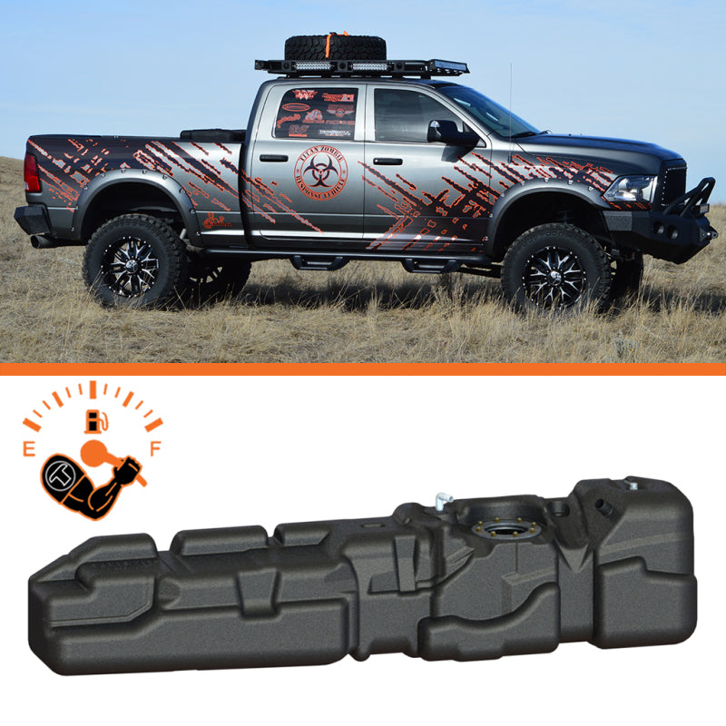 fits Titan Fuel Tanks 7030210 10-12 RAM 2500/3500 Cummins Crew Cab Short Bed 56 Gallon XXL Mid-Ship Fuel Tank