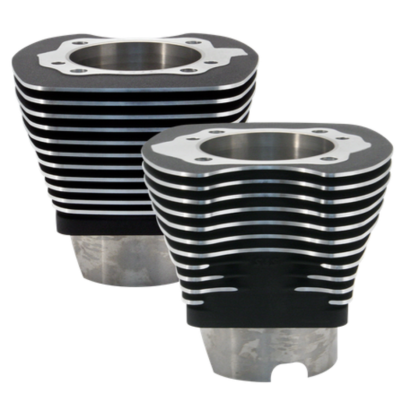 S&S 910-0258 Cycle 84-99 BT 4-1/8in Bore Cylinder Set For 124in V-Series Engine