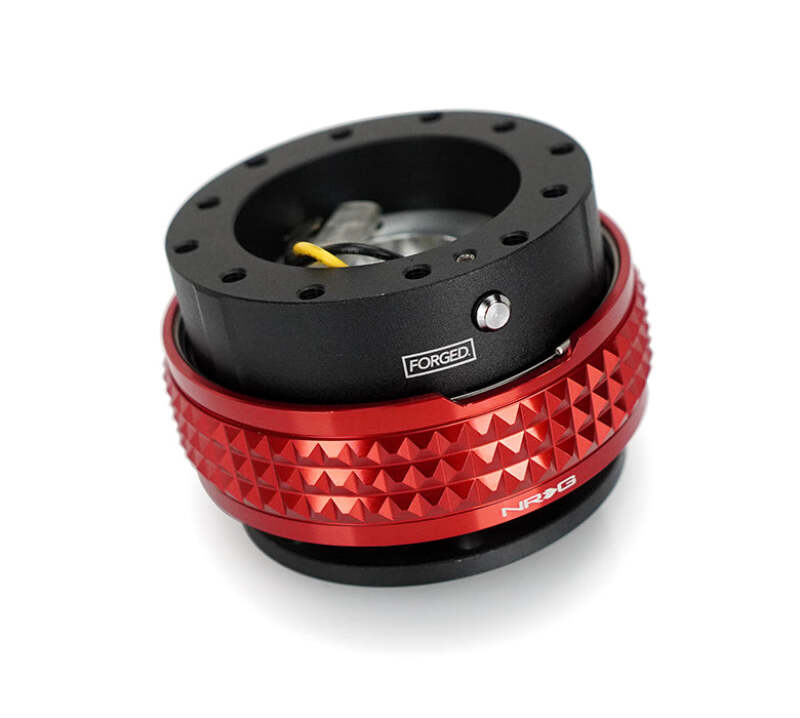 NRG SRK-210BK-RD SRK-210BK-RD Quick Release Kit - Pyramid Edition - Black Body