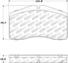 Stoptech 308.0594 Street Touring 92-98 Porsche 911 Front Brake Pads