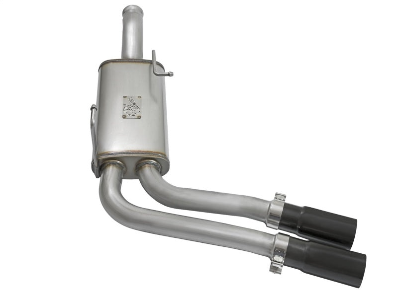 AFE 49-44070-B Series CB Middle-Side Exit SS Exhaust w/ Black Tips 09-16 fits G
