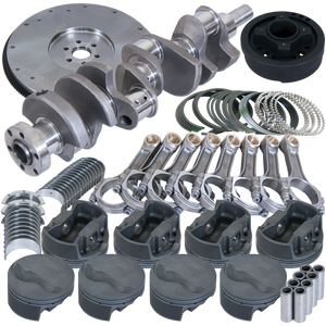 Eagle B16003ES030 fits Ford 302 3.400in Crank 5.400in I-Beam Rods 4.030in Pistons 164 Tooth FW Balanced Assembly