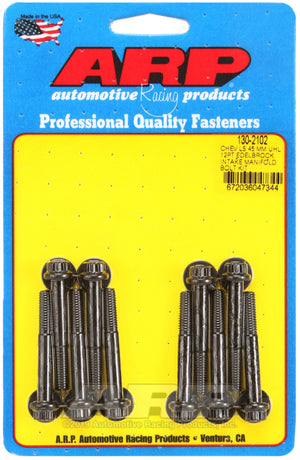 ARP 130-2102 fits Chevy LS 45mm UHL 12pt Edelbrock Intake Manifold Bolt Kit