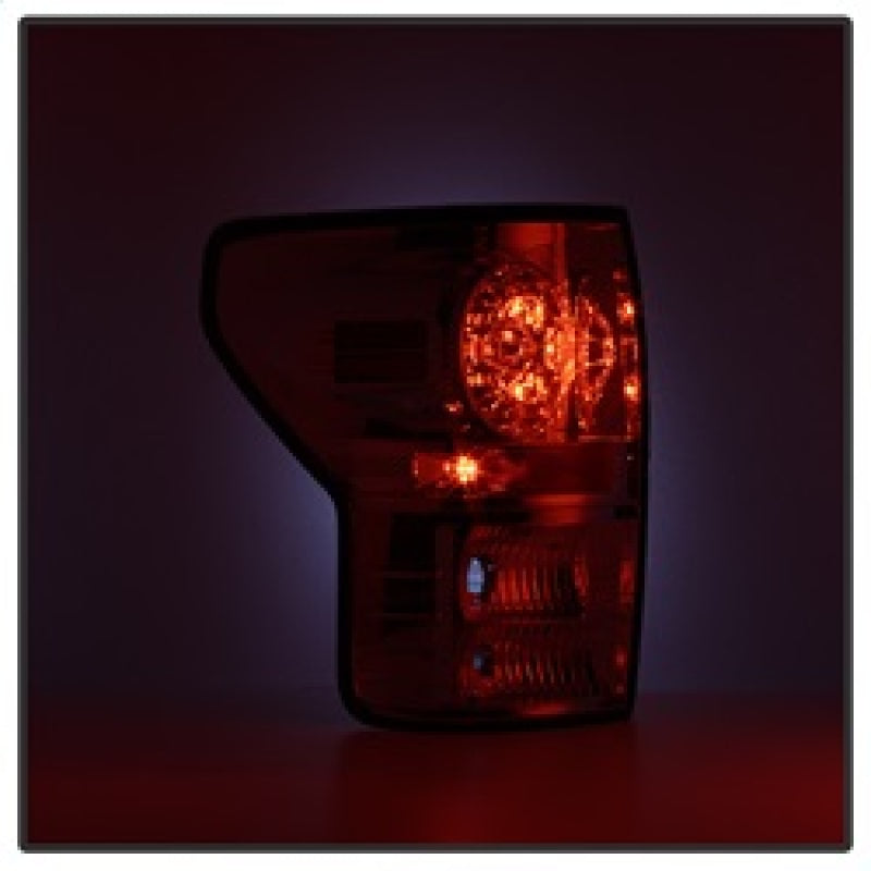 Spyder 5029614 fits Toyota 07-13 Tundra LED Tail lights Red Smoke ALT-YD-TTU07-