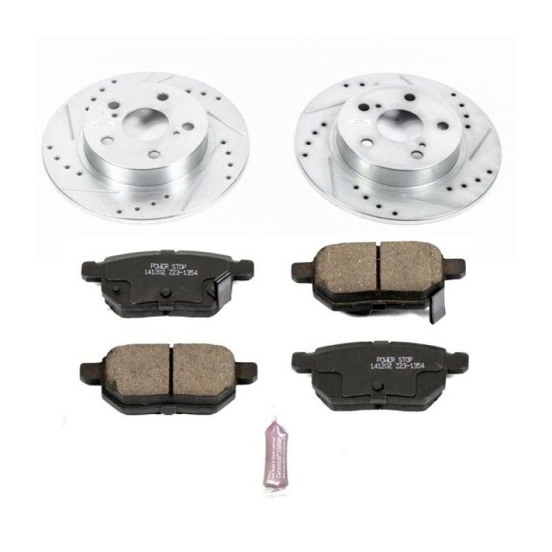 PowerStop K6097 fits Scion 11-16 tC Rear Z23 Evolution Sport Brake Kit