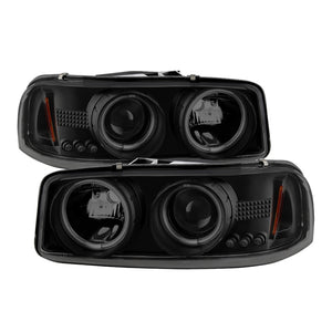 Spyder 5078704 fits GMC 99-06 Sierra 1500/2500 Projector Headlights CCFL Halo L