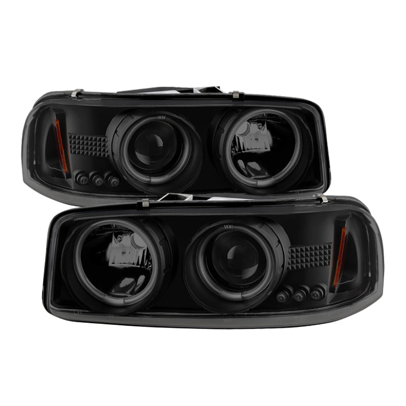 Spyder 5078704 fits GMC 99-06 Sierra 1500/2500 Projector Headlights CCFL Halo L