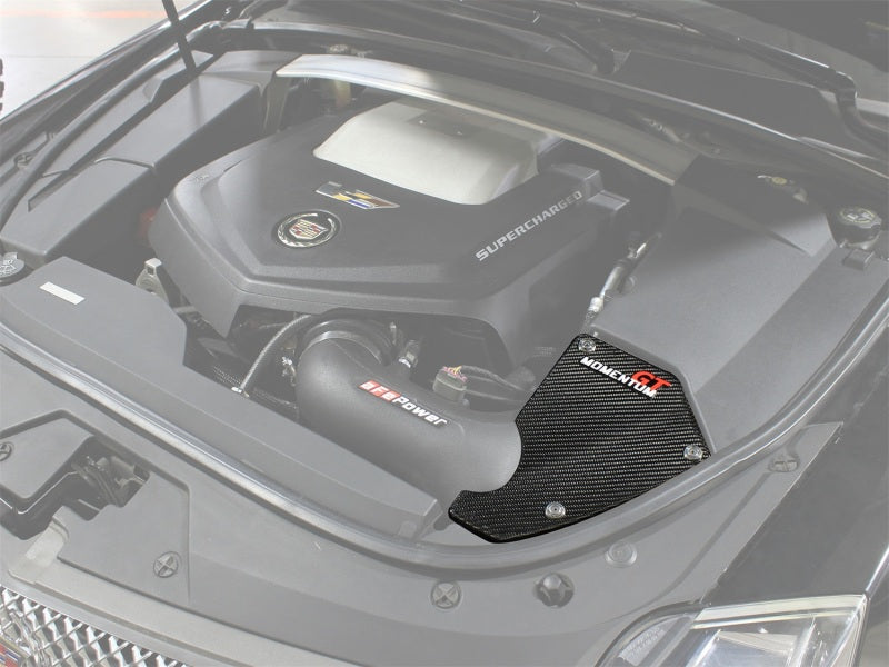 AFE 54-74207-CV um GT Carbon Fiber Intake System Housing Cover 09-15 fits Cadil