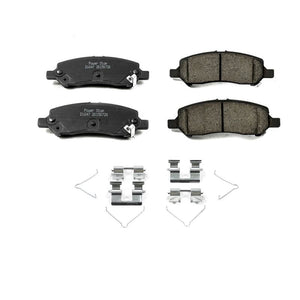 PowerStop 17 fits Dodge Dart Rear Z17 Evolution Ceramic Brake Pads w/Hardware