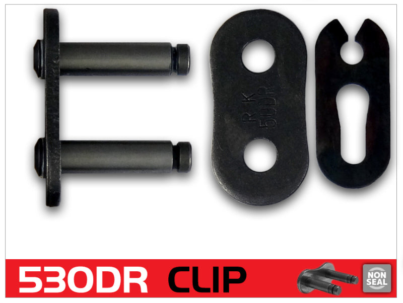 RK Chain 530DR-CLIP 530DR Clip Link - Natural