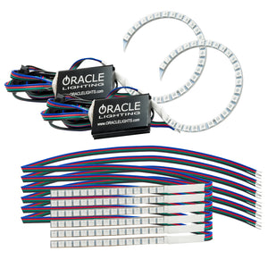 ORACLE Lighting 1348-334 Oracle 18-21 fits Ford Mustang DRL Upgrade w/ Halo Kit - ColorSHIFT w/o Controller