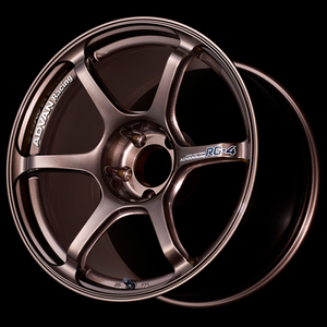 Advan YA47F48ECB RG-4 17x7.5 / +48 Offset / 5x114.3 / 73mm Bore / Racing Copper Bronze