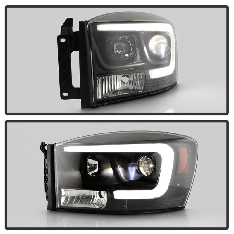 Spyder 5088178 fits Dodge 06-08 Ram 1500 LED Headlights - Black PRO-YD-DR06PL-B