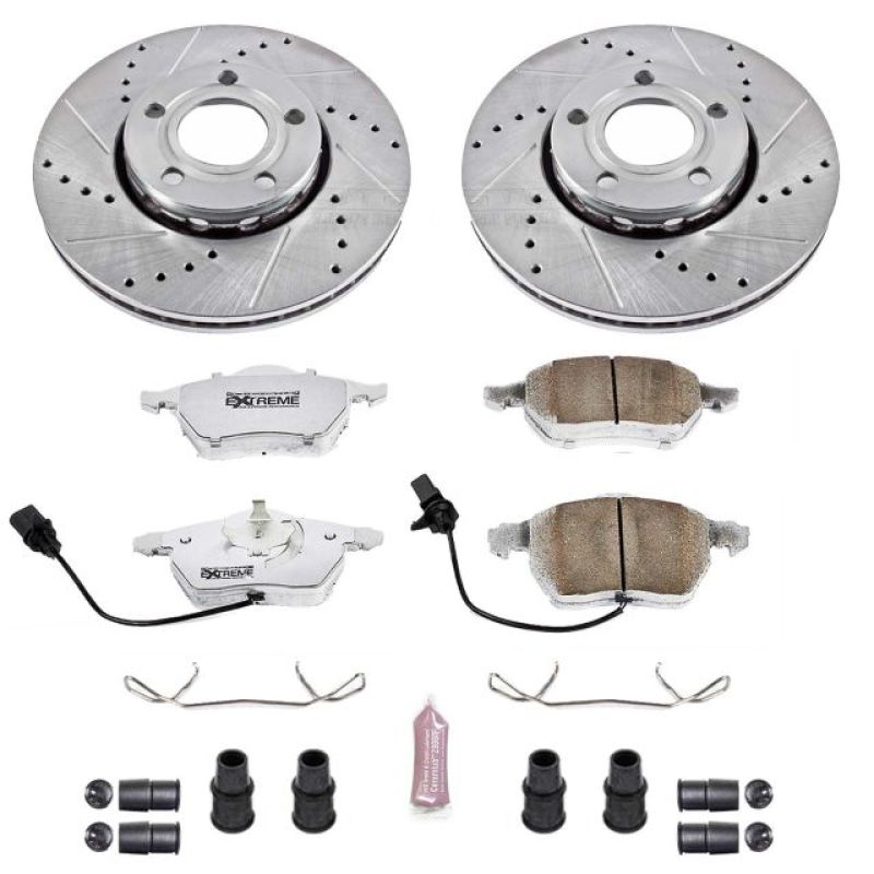 PowerStop K528-26 99-04 fits Audi A4 Front Z26 Street Warrior Brake Kit