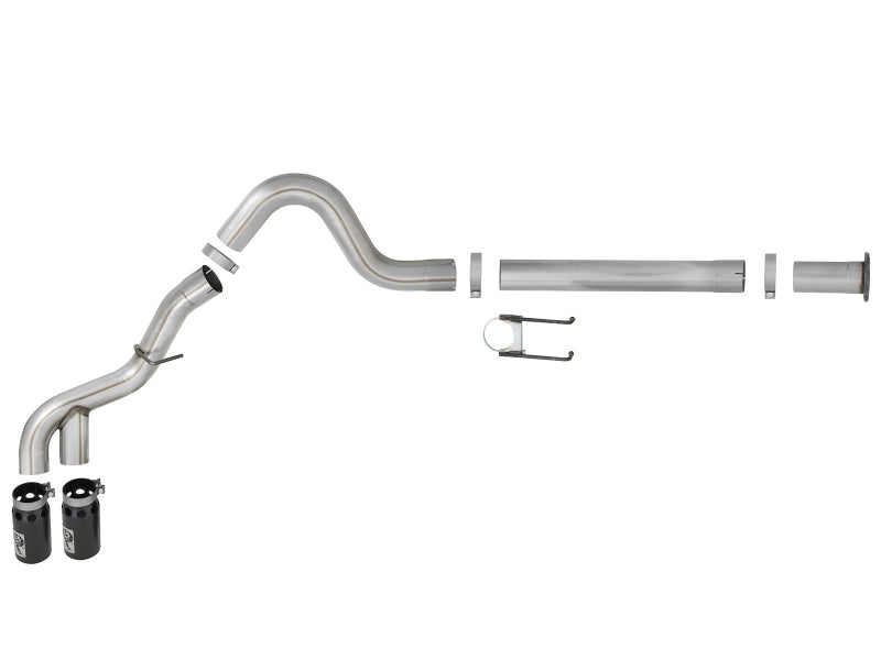 AFE 49-43120-B 11-14 fits Ford F250/F350 6.7L Diesel Rebel XD 4in 409 SS DPF-Ba