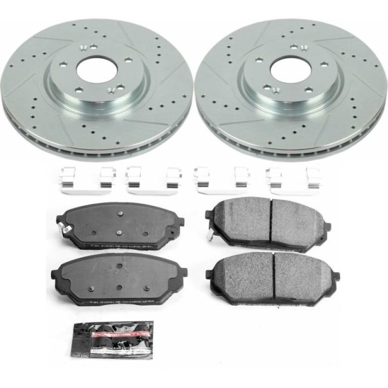 PowerStop K5918 fits Hyundai 07-12 Veracruz Front Z23 Evolution Sport Brake Kit