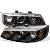 Spyder 5010698 fits Honda 94-97 Accord 1PC Projector Headlights LED Halo Amber