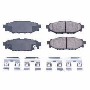 PowerStop 17 fits Subaru BRZ Rear Z17 Evolution Ceramic Brake Pads w/Hardware